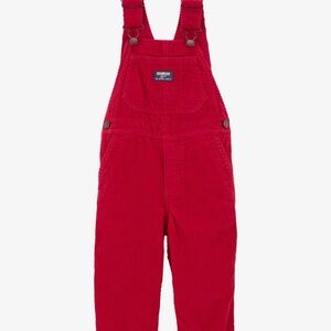 OshKosh B'gosh Bright Red Kids Overalls